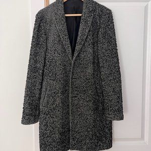 Club Monaco Mens Herringbone Topcoat